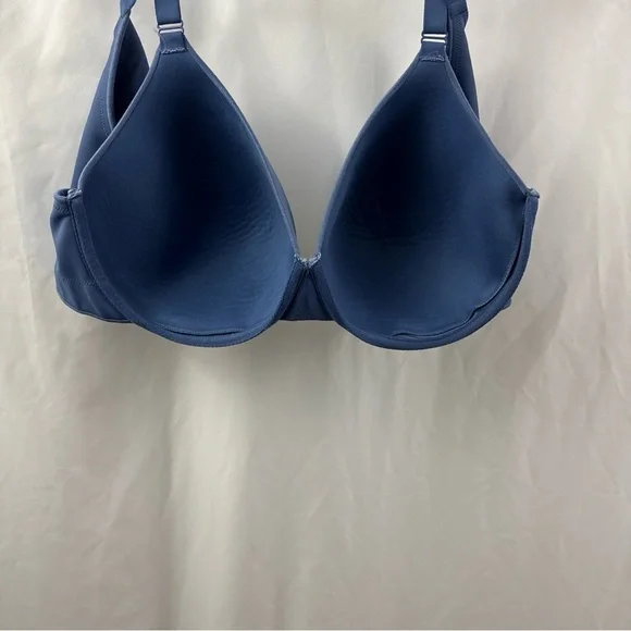 Cacique Back Smoother Lightly Lined Full Coverage Bra 42DD Blue - Picture 9 of 11